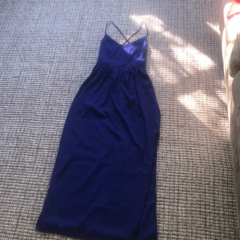 Indigo maxi dress